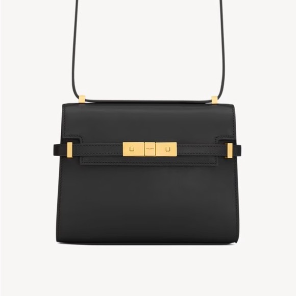 YSL SAINT LAURENT MANHATTAN MINI BAG 2024 - BLACK - BRAND NEW - Picture 1 of 6